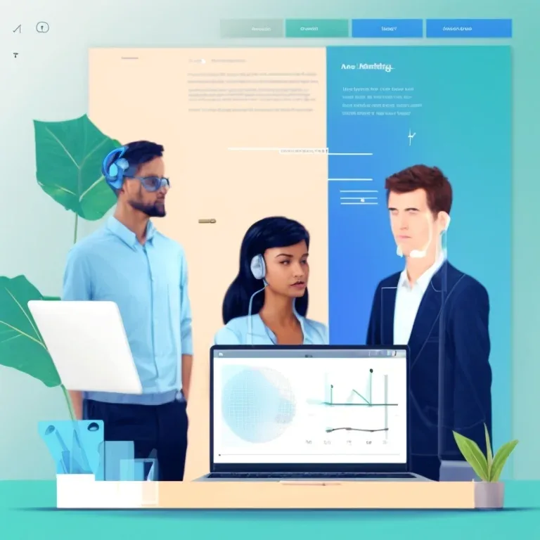 Diagram of AI integration with business systems